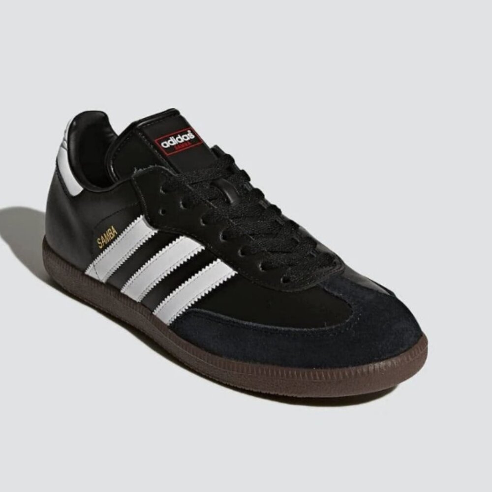 adidas Men's Samba OG Shoe, Black/White/Black, 8.5 US